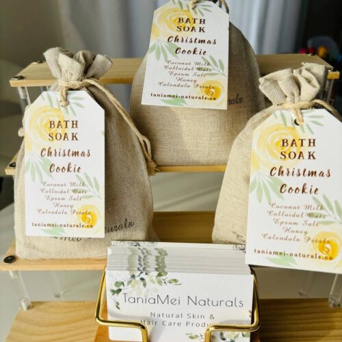 Coconut Milk Bath Soak Christmas Cookie
