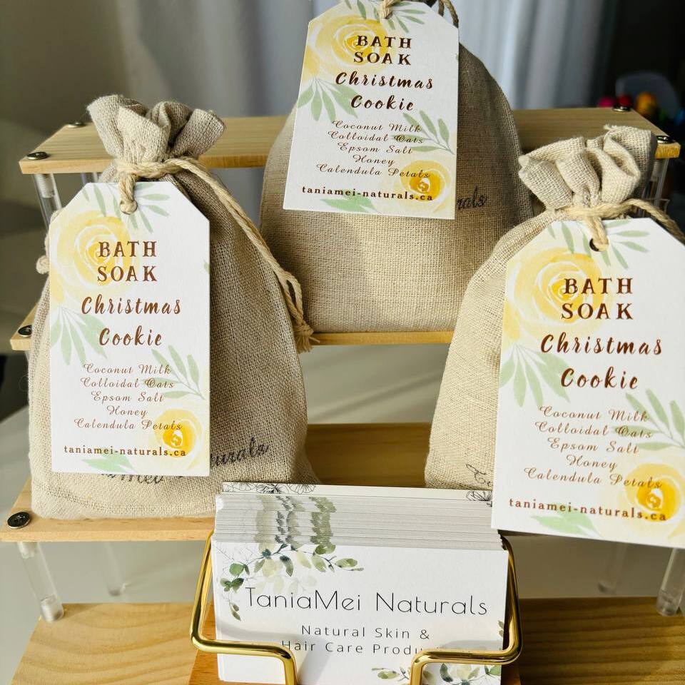 Coconut Milk Bath Soak Christmas Cookie