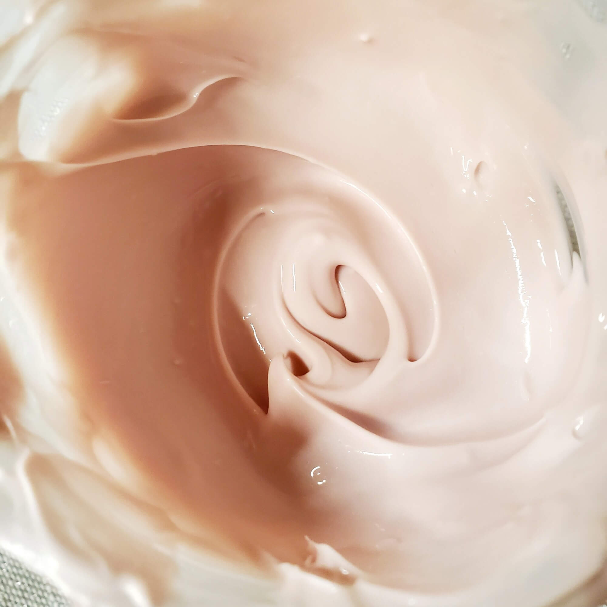 pink creamy mask