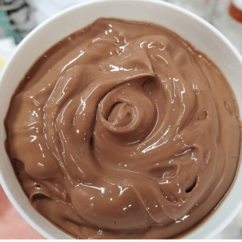 brown gel mask