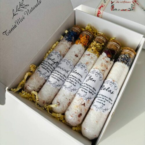 Bath salt in box