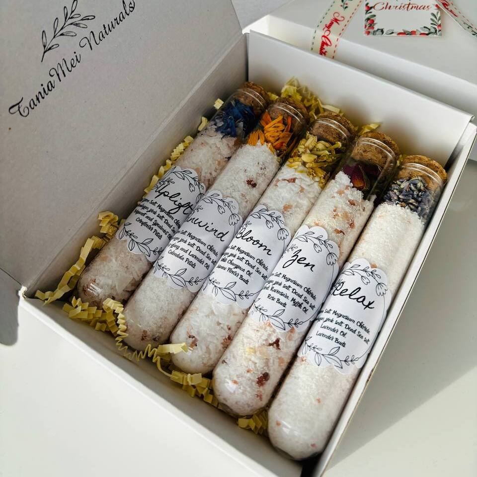 Bath salt in box